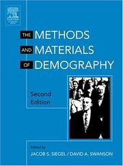 Cover of: The Methods and Materials of Demography, Second Edition | 