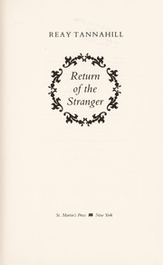 Cover of: Return of the stranger