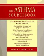 Cover of: The asthma sourcebook by Francis V. Adams