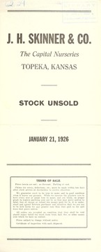 Stock unsold
