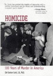 Cover of: Homicide: 100 years of murder in America