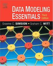 Cover of: Data Modeling Essentials, Third Edition by Graeme Simsion, Graham Witt