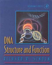 Cover of: DNA structure and function by Richard R. Sinden