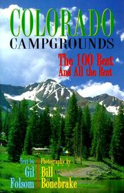 Cover of: Colorado campgrounds: the 100 best and all the rest