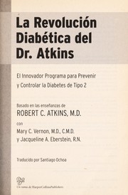 Atkins diabetes revolution by Mary C. Vernon, Atkins, Robert C., Jacqueline Eberstein
