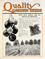 Cover of: Quality garden seeds | Grand Rapids Growers Association