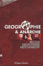 Géographie et anarchie by Philippe Pelletier