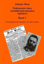 Cover of: Dokumente eines sozialdemokratischen Agitators by Johann Joseph Most
