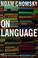 Cover of: On language