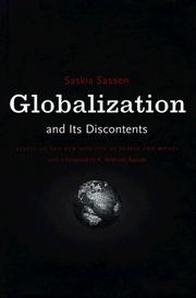 Cover of: Globalization and Its Discontents by Saskia Sassen