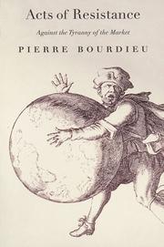 Cover of: Acts of Resistance by Pierre Bourdieu