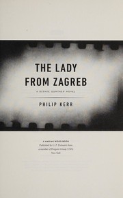 Cover of: The lady from Zagreb by Philip Kerr