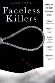 Cover of: Faceless killers by Henning Mankell