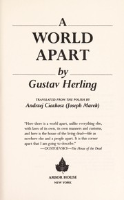 Cover of: A world apart