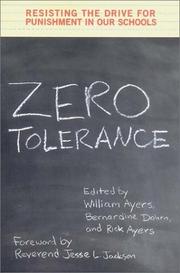 Cover of: Zero Tolerance by Jesse L. Jackson