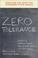 Cover of: Zero Tolerance