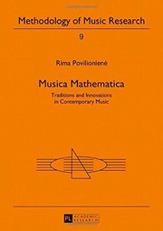Cover of: Musica mathematica : traditions and innovations in contemporary music	