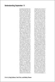 Cover of: Understanding September 11 by 