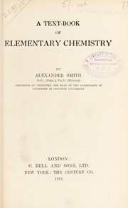 Cover of: A text-book of elementary chemistry