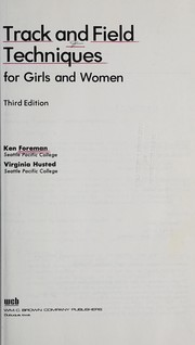 Cover of: Track & field fundamentals for girls and women | Frances Wakefield