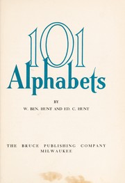 Cover of: 101 alphabets