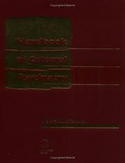 Cover of: Handbook of Cultural Psychiatry by Wen-Shing Tseng