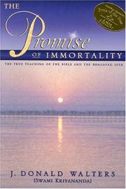 Cover of: The Promise of Immortality by 