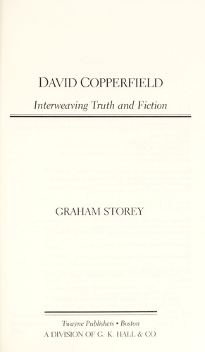 David Copperfield : interweaving truth and fiction by 