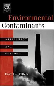 Cover of: Environmental contaminants by Daniel A. Vallero