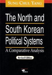 Cover of: North & South Korean Political Systems by Sung Chul Yang