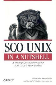 Cover of: SCO UNIX in a nutshell by Ellie Cutler