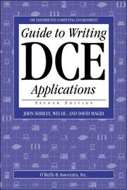 Cover of: Guide to writing DCE applications by Shirley, John., Shirley, John.