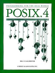 Cover of: POSIX.4--programming for the real world by Bill O. Gallmeister