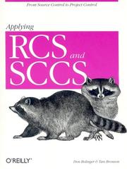 Cover of: Applying RCS and SCCS