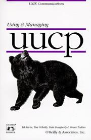 Cover of: Using & managing UUCP