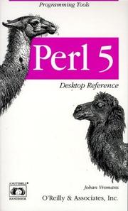 Perl 5 Desktop Reference by Johan Vromans