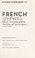 Cover of: French