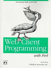 Cover of: Web Client Programming with Perl