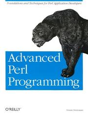 Cover of: Advanced Perl programming