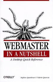 Cover of: Webmaster in a nutshell: a desktop quick reference
