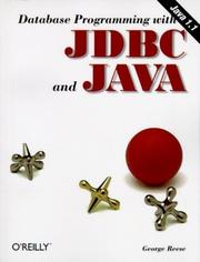 Cover of: Database Programming with JDBC and Java by George Reese