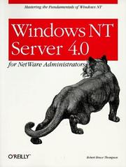 Cover of: Windows NT Server 4.0 for NetWare administrators