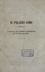 Cover of: Il palazzo Como by Luigi Settembrini