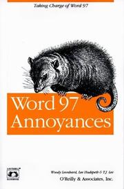 Cover of: Word 97 annoyances by Woody Leonhard