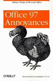 Cover of: Office 97 Annoyances by Woody Leonhard, Lee Hudspeth, T.J. Lee