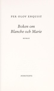 Cover of: Boken om Blanche och Marie: roman