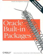 Cover of: Oracle Built in Packages