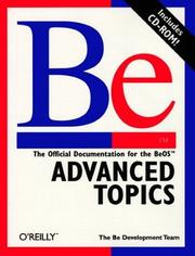 Cover of: Be Advanced Topics: The Official Documentation for the BeOS