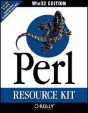 Cover of: Perl Resource Kit Win32 Edition