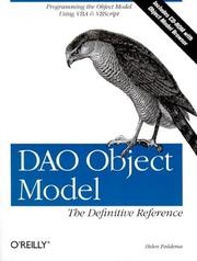 DAO object model by Helen Bell Feddema